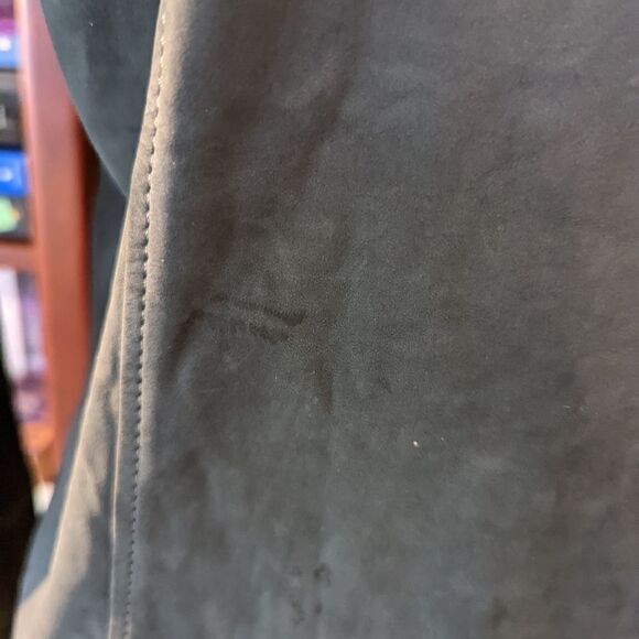 mundi cuero Ecuadorian grey suede short jacket nwot sz m - Picture 6 of 7